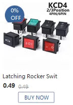 1PCS KCD4 Rocker Switch Power Switch ON-OFF-ON 3 Position 6 Electrical equipment With Light Switch 16A 250VAC/ 20A 125VA