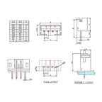 100PCS JST PH 2.0 2P 3P 4P 5P 6P 7P 8P 9P 10P 11P 12 Pin Header PH2.0 2mm Connectors Leads PH-AW PH-Y Curved Pins Male Shell