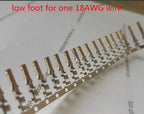300PCS/1LOT 4.2mm 5557 Computer Connector Terminals Female Needle for 6P 8P 24P Male Shell /Half Gold-plated High Foot/Low Foot