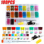 1000/306/120/50PCS Car Fuses Assortment Kit, Mixed Vehicle Blade Fuses - Standard & Mini & Low Profile Mini Fuse