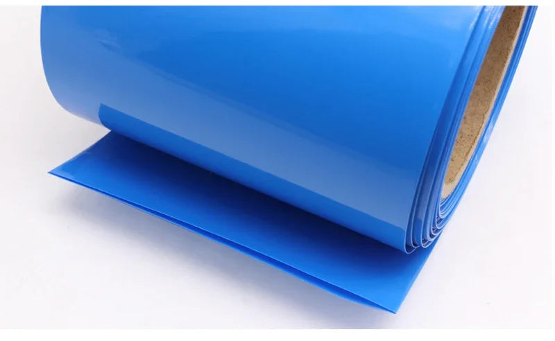 2/5/10/50m Width 85mm PVC Heat Shrink Tube Insulated Film Wrap Protection Case Wire Cable Sleeve Lithium Battery 18650 Pack