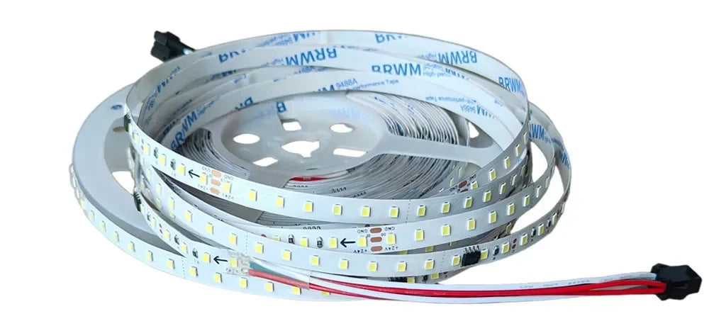 DC24V Flowing Water SMD LED Strip with Motion Sensor US/EU Plug Kit for Stair Corridor Entrance Wardrobe Cabinet Bedroom Light