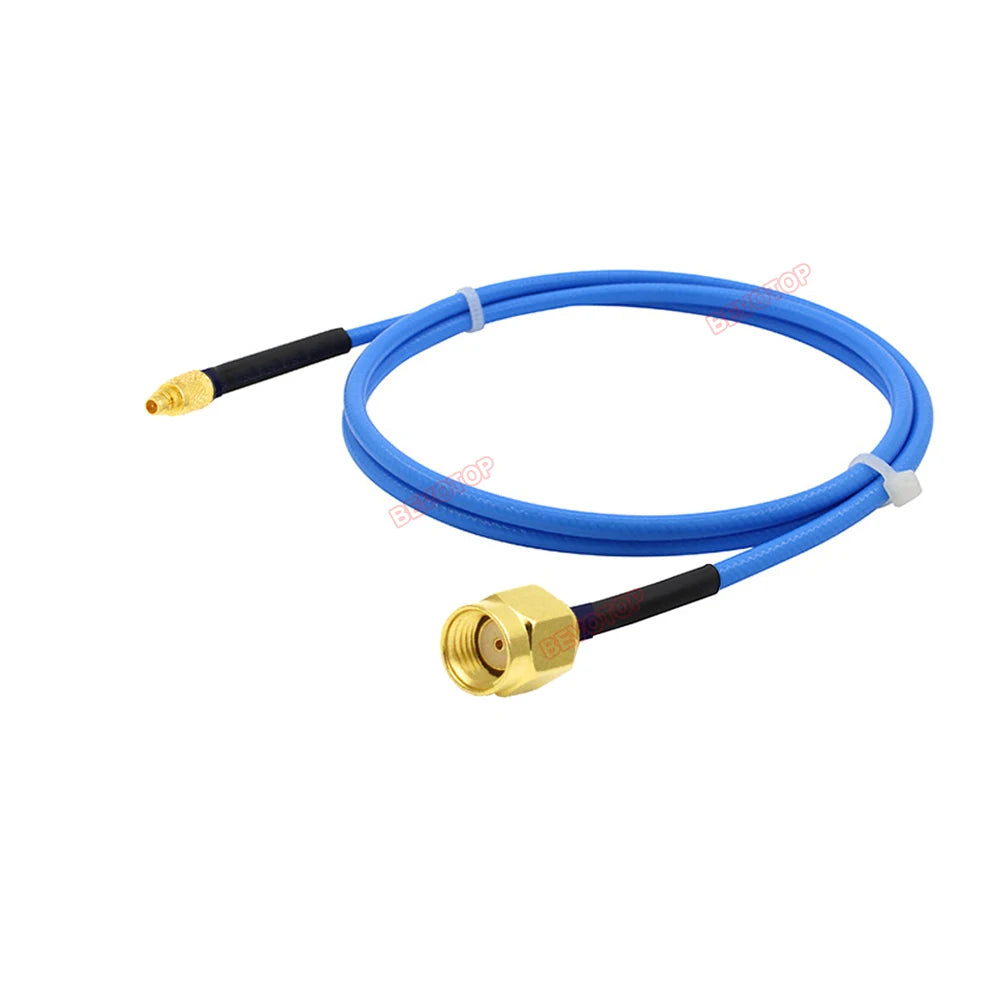 1PCS SMA to MMCX RG405 Cable RP-SMA/ SMA Female to MMCX Male Straight/ Right Angle 90° Plug High Frequency RG-405 086 Jumper