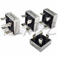 5Set Diode Bridge Rectifier KBPC5010 KBPC1510 KBPC2510 KBPC3510 Rectifiers 15A 25A 35A 50A 1000V With Aluminum Heatsink