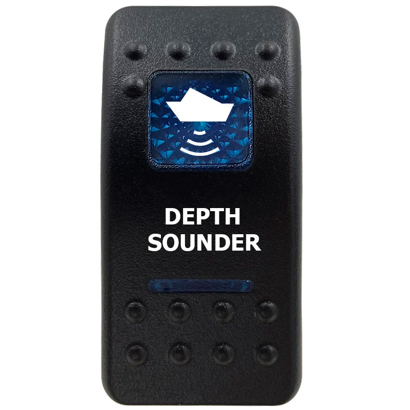 12V Marine Grade Rocker Switch SPST/ON OFF, DPDT/(ON) OFF (ON) Blue Led Light Bar for Carling ARB NARVA Replace Waterproof IP66