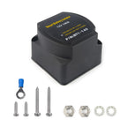 12V or 24V Smart Dual Battery Isolator Voltage Sensitive Split Charge Relay VSR Car Part 2 Battery Bank Charging Red LED