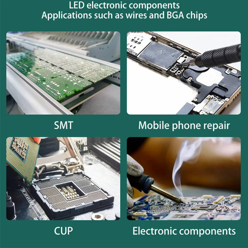 No-clean Soldering Flux Grease Computer Chips Phone Led Bga Smd Pga Pcb Repair Tools Lead Free