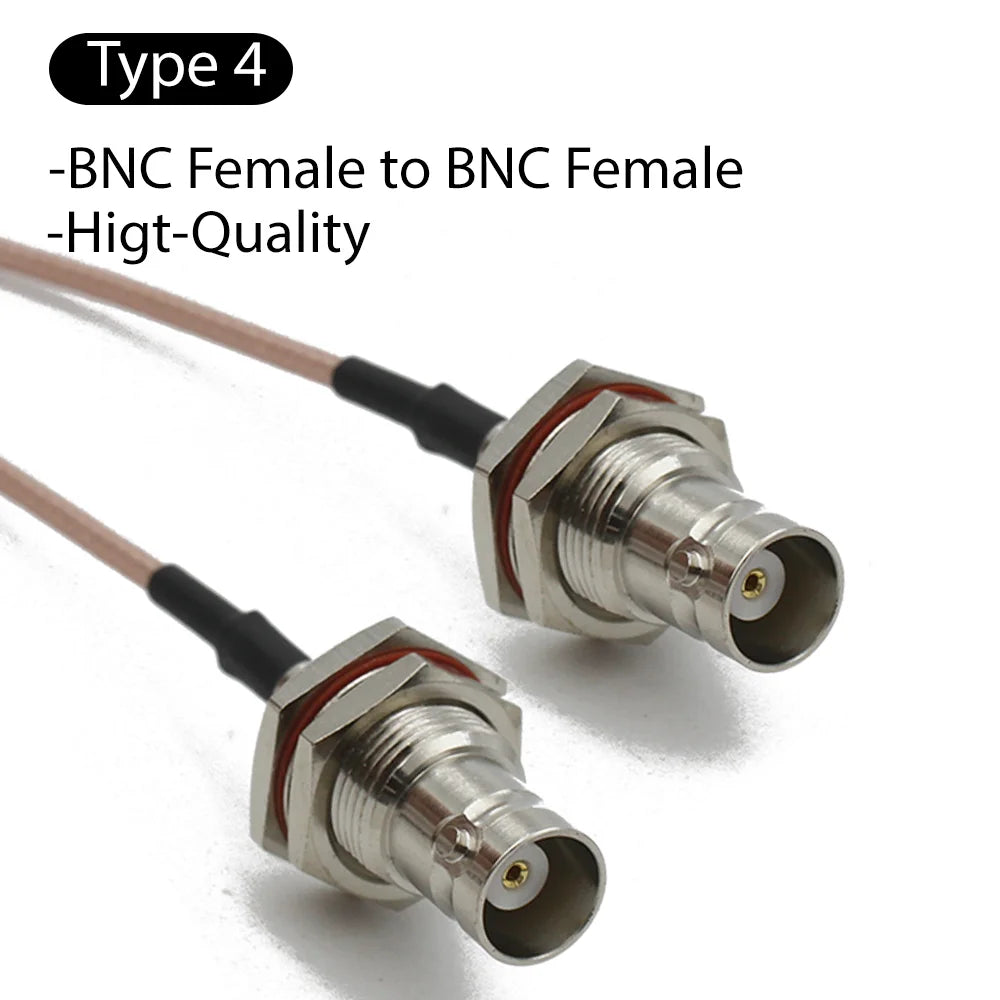 RG316 Cable Q9 BNC to BNC Male Female Coax Jumper Pigtail Cable Crimp Fast Delivery WiFi Antenna Extension Cable