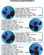 Screw Connection Connector Waterproof Connector 20mm 25A IP68 SP20/LD20 2PIN 3PIN 4PIN 5PIN 6PIN 7IN 1PCS