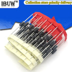 20PCS Rectifier Diode 1N5408 1N5404 1N5401 1N5822 1N5818 UF5408 UF5402 6A10 10A10 DO-27 NEW ORIGINAL