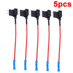 32V MINI SMALL MEDIUM Size Car Fuse Holder Add-a-circuit TAP Adapter Micro Mini Standard ATM Blade Fuse for Cars Vans 20/10/5pcs