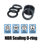 100/50Pcs Rubber O Ring CS 1/1.5/2.0/2.4/3.1/4.0 Sealing Washer NBR O-ring Plumbing Gaskets Oil Resistant High Temperature Oring