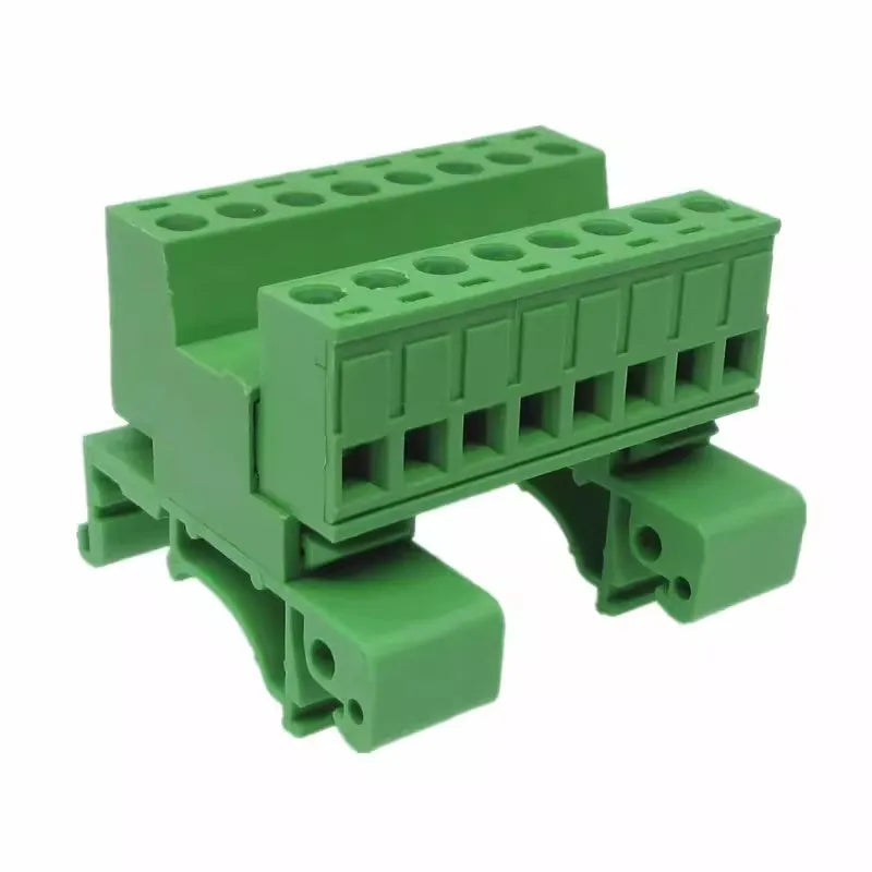 1Sets 2-20pin 2EDG-UKR-5.08mm Rail Terminal Block Pitch 5.08mm Screw Plug-in Terminal Blocks Connector Din Rail Mounting Instead