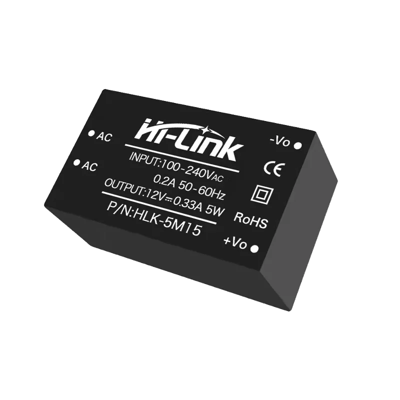 HLK-5M03 HLK-5M05 HLK-5M09 HLK-5M12 10pcs/lot 5W ACDC 220V to 5V Buck Step Down Power Supply Module Converter Intelligent
