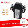 DC Contactor 12V 24V 36V 48V 60V 72VV Power Relay 100A Forklift Normally Open Noramlly Closed QZJ100A