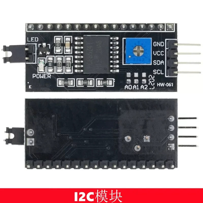 2004 LCD Display Module 20x4 Character Screen IIC I2C Interface Serial Adapter Board With Backlight Yellow Green / Blue Screen O