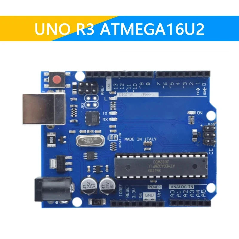 UNO R3 Development Board ATMEGA328P CH340 / ATEGA16U2 Compatible For Arduino with Cable R3/R4 UNO Proto Shield Expansion Board