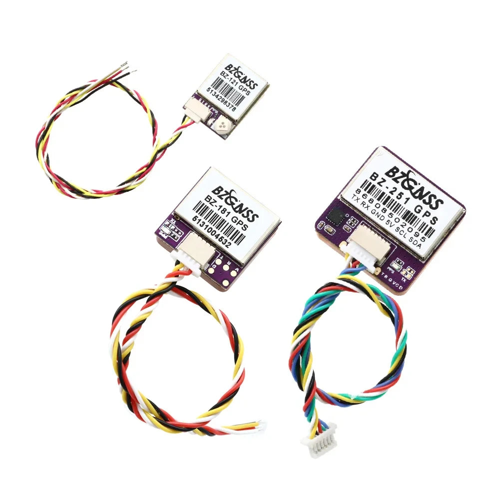 BZGNSS BZ-251 BZ-181 BZ-121 GPS Module Dual Protocol FPV Return Hover F7 F4 Flight Control Fixed Wing Return Rescue Drone Model