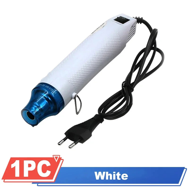 220V Hot Air Gun Soldering Temperature Blower Gun Electric Power Hot Dryer DIY Crafts Mini Heat Gun For Shrink Tubing Car Wrap