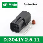 5/20Sets 2.5mm 1/2/3/4/6Pin Waterproof Electrical Connector Male Female Plug Delphi Injector Socket 12010975 For GM Motorcycle