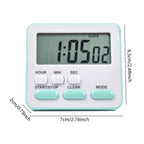 Silent Digital Timer for Study & Classroom, Multi-Purpose Countdown Clock for Students, Grilling, Baking  No Ticking Noise