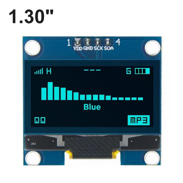 1-10pcs 1.3" OLED Display Module White/Blue Color Drive Chip SH1106 128X64 1.3 inch OLED LCD LED IIC I2C Communicate For Arduino