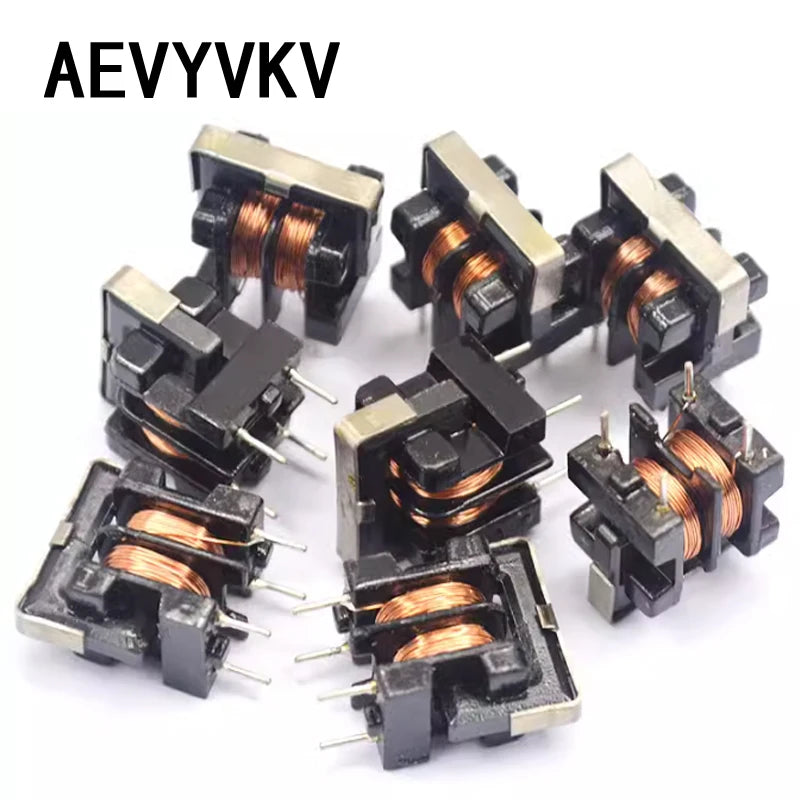 5PCS UU9.8 UF10.5 Common Mode Choke Inductor 5mH 10mH 15mH 20mH 25mH 30mH 40mH 50mH For Filter Pitch 7X8MM 10X13MM
