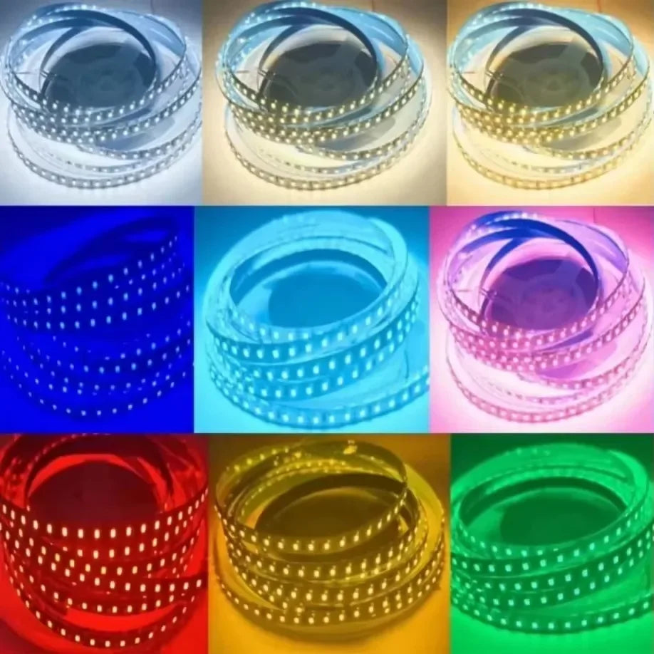 60LEDs/m 120LEDs/m Home DC12V Lamp Strip 2835 LED Strip Decor Red Ice Blue Green Yellow Pink Flexible And Cuttable Soft Lamp Bar