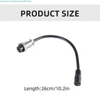 J0PA 26cm DC5521 to GX20 2Pin Connector Female to Female Aviation Cable Wire Line