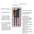 5V USB LED Strip RGB Light 5050 24key / 44key Remote Control Kit USB Power Waterproof Flexible Led Tape Adhesive TV Backlights