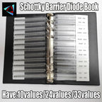 10/24/33Values Rectifier Diode Sample Book SMD M1 M4 M7 SS12 SS14 SS16 SS24 SS34 SS36 SS110 SS210 Schottky Barrier Diode KIT