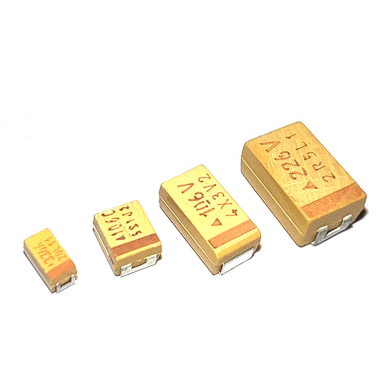 10PCS A B C D E SMD Case Tantalum Capacitor 16V 105C 155C 225C 335C 475C 106C 476C 1uF 1.5uF 2.2uF 3.3uF 4.7uF 10uF 47uF