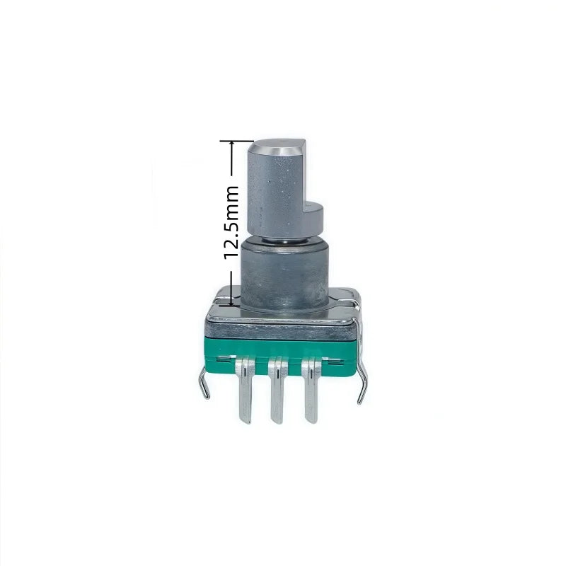 5pcs/lot EC11 Rotary Encoder Code Switch 30 Position With Switch 5pin Handle Length 12.5mm Half Shaft Type
