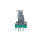 5pcs/lot EC11 Rotary Encoder Code Switch 30 Position With Switch 5pin Handle Length 12.5mm Half Shaft Type