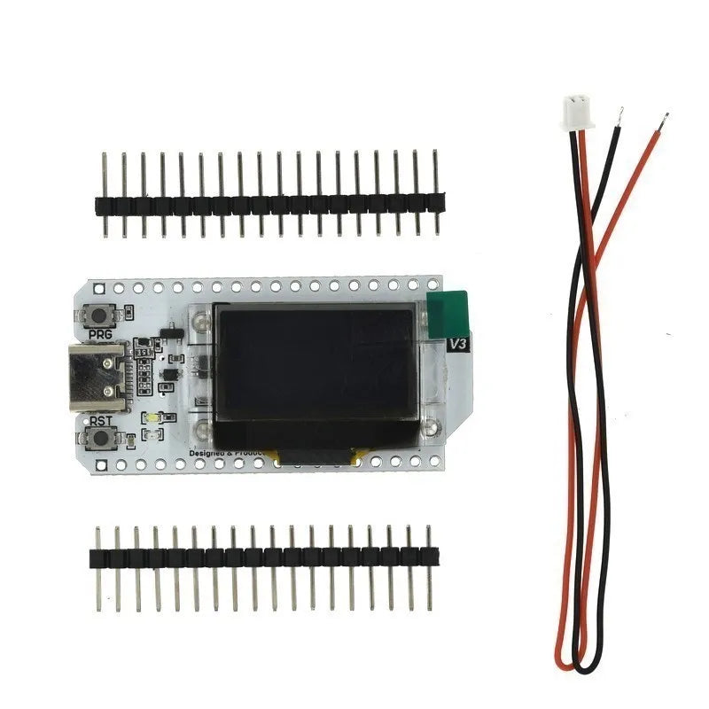 1PCS 433-510 LoRa Blue Oled Wifi SX1276 Module IOT Development Board With Antenna For ESP32  Electronic Diy Kit