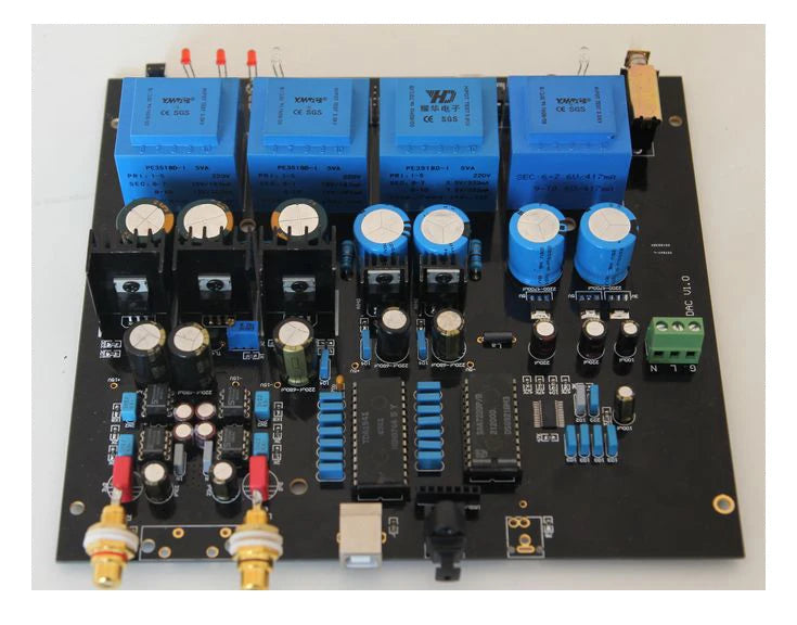 TDA1541 I2S IIS DOP Coaxial Fiber SPDIF Digital Audio DAC Decoder Board For HiFi home amplifier system Support 16Bit 48Khz