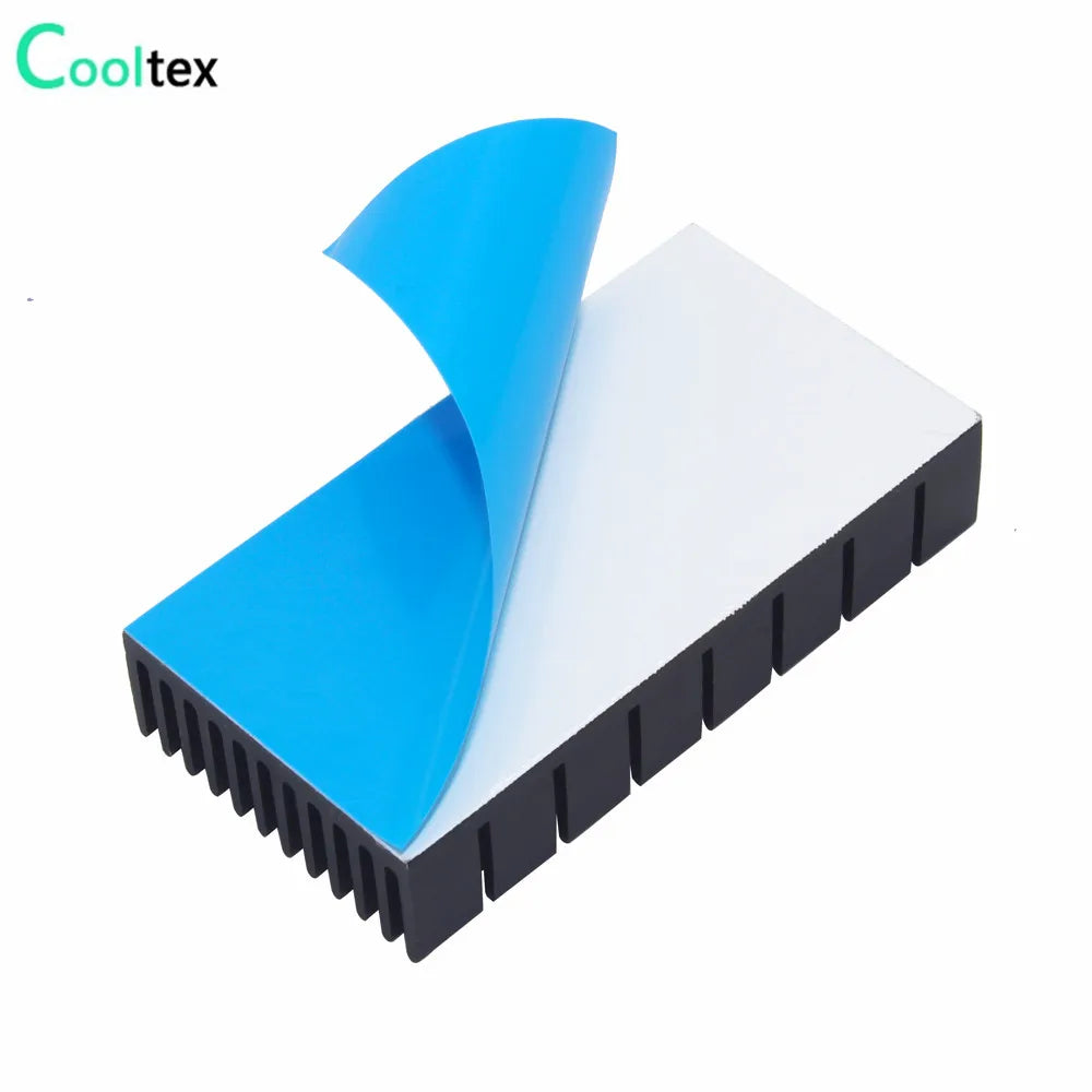 Aluminum Heatsink Radiator Heat sink for Electronic RAM Chip LED SSD Cooling With Thermal Conductive Tape
