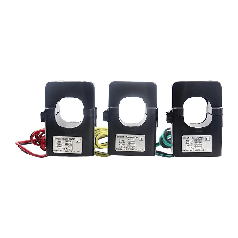 3PCS Split Core Current Transformer KCT-36 Current Sensor 100A 200A 250A 300A 400A 500A 600A Mini Current Transformer CTs