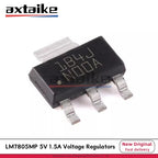 10/20/50PCS LM7805 SOT-223 LM7805MP LM7805MPX LM7805MPX/NOPB N00A NOOA 5V 1.5A SMD Chip Fixed Voltage Regulators IC