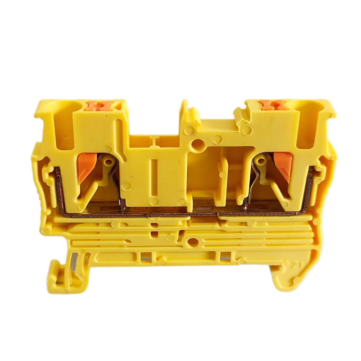 10Pcs PT2.5 Push-in Terminal 2.5mm² Cable Wire Electrical Connector DIN Rail Terminal Block Feed-Through Strip Plug PT-2.5