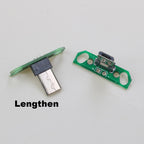 For Micro Data Charging Cable Jack Test Board with Pin Header 90 Degree Micro USB Female Male Connector