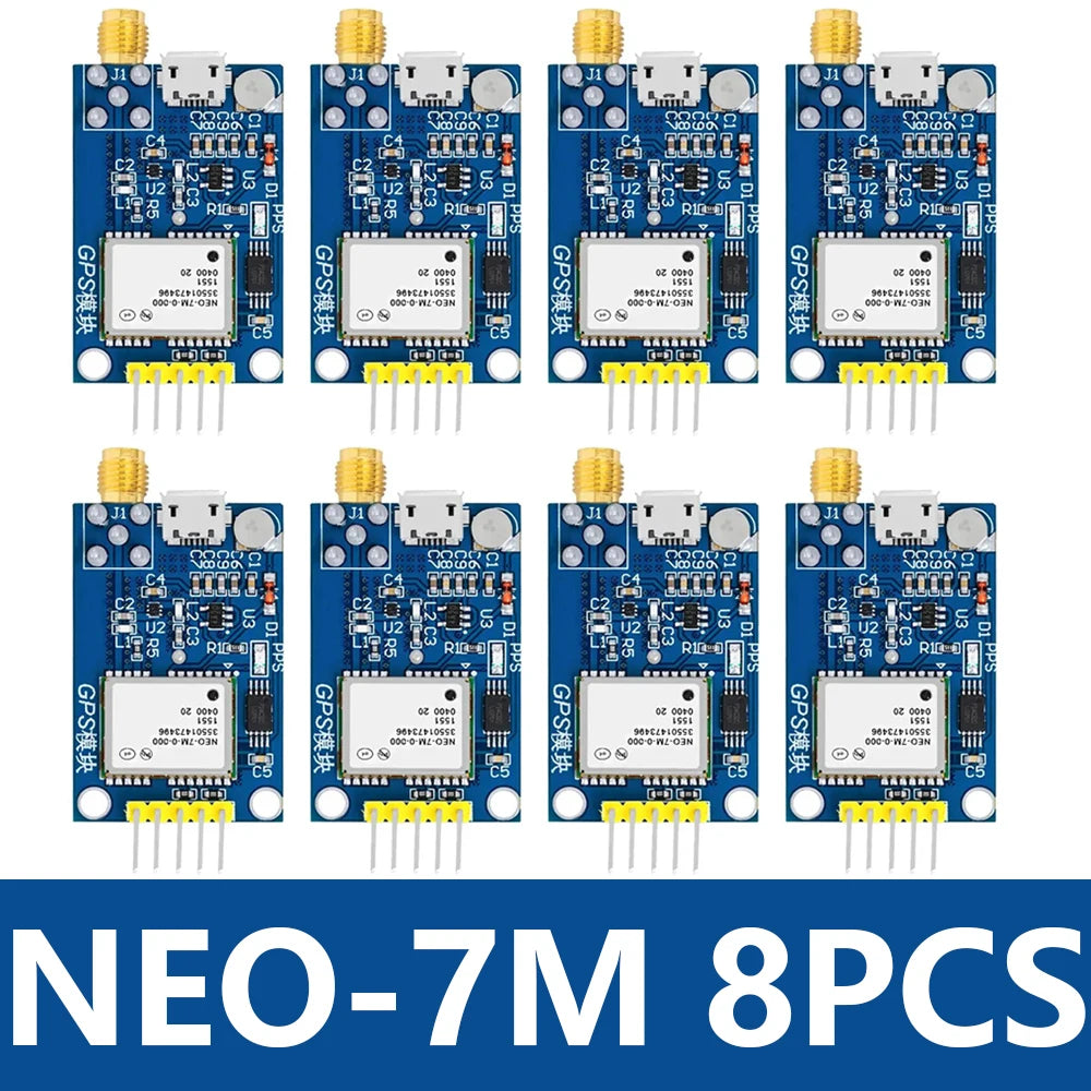 1PCS~8PCS GPS NEO-6M NEO-7M NEO-8M NEO-9m Satellite Positioning Module Development Board for Arduino STM32 C51 Microcontroller