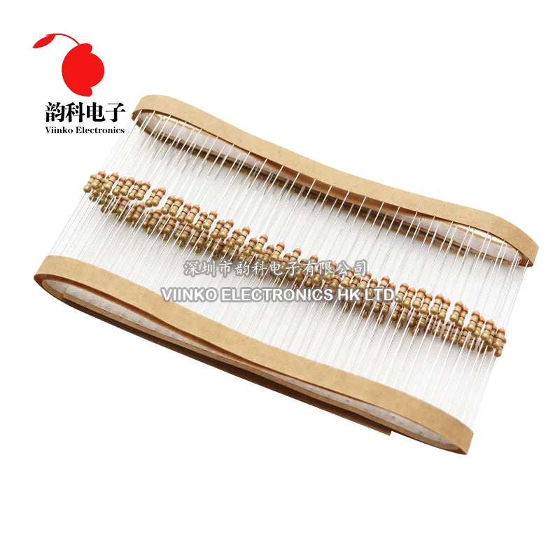 100PCS 1/4W Carbon Film Resistor 5% 0.25W 0R-22M 0 10 100 120 150 220 270 330 470 1K 2.2K 4.7K 10K 100K 470K 1M 10M 20M ohms