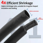 4:1 Heat Shrink Tubing Dual Wall Adhesive Lined Tube Waterproof Wire Cable Insulation Sleeve Thermal Shrinkable Cable Protector