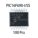 1~100Pcs PIC16F690-I/SS SSOP20 SMD 8Bit MCU 20MHz 4K Flash Microcontroller Chip For Electronic DIY And Industrial Control