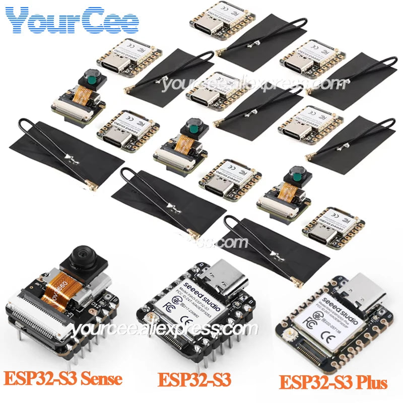 10pcs/1pc Seeeduino ESP32S3 Sense Seeed Studio XIAO 2.4G Development Board ESP32-S3 Camera WiFi Wireless Ble Module For Arduino