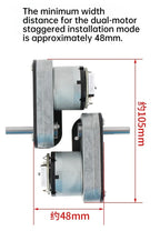 GM3865 DC 520 Reduction Motor 13 Wire Magnetic Hall Encoder Disk Motor 12V24V6V