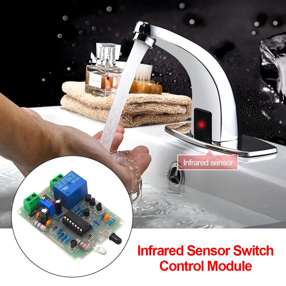 1-5PCS Infrared Proximity Switch Module DIY Kit Automatic Faucet Hand Dryer IR Sensor Module Automatic Sensor Module Kit