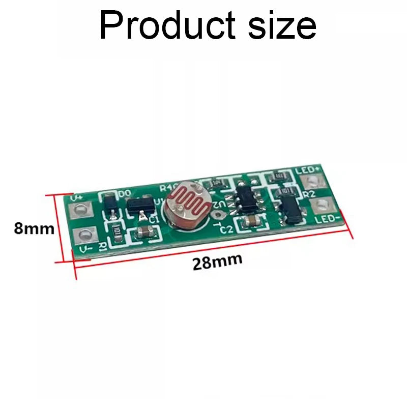 8mm Light Control Switch DC 12V light sensor swithch Sensitive Auto Photo Switch On/Off Photocell Street LED Light Switch