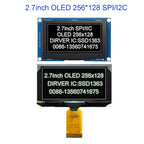 2.7 Inch 256*128 OLED Display Screen COG SPI IIC I2C interface 4PIN 7PIN 30PIN LCD Panel 256x128